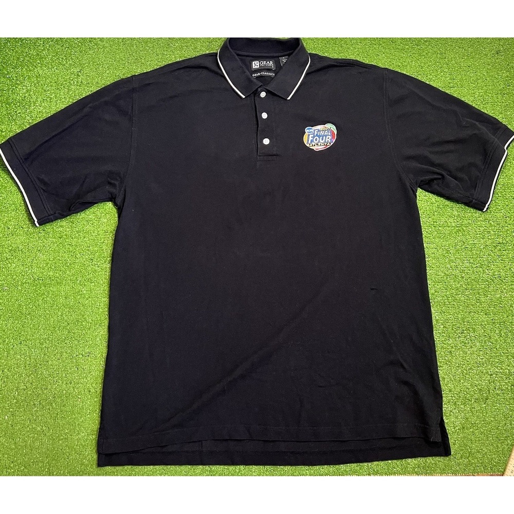 Vintage 2007 Final Four Polo Shirt LG Florida March madness‎ Logo Shirt NCAA OSU